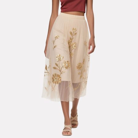 womens-mesh-floral-maxi-skirts