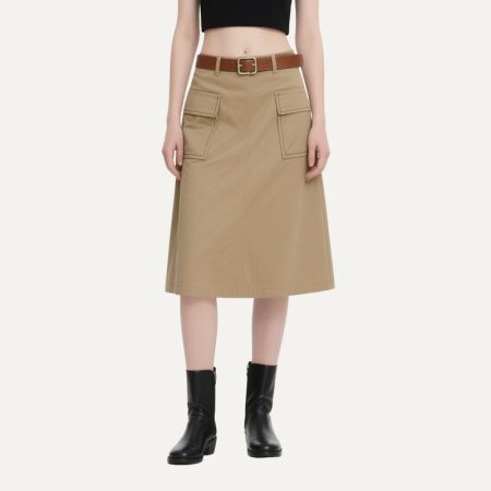 loose-cargo-skirt-with-pockets-solid-skirts-for-women