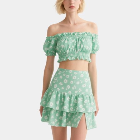 mint-green-floral-one-shoulder-top-ruffle-skirt-set