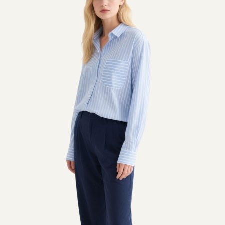 light-blue-striped-womens-long-sleeve-button-down-shirt-with-chest-pocket
