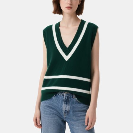 vintage-contrast-v-neck-womens-knitted-vest